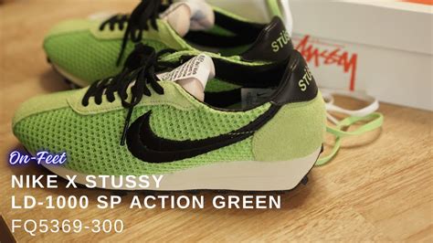 Nike X Stussy Ld Sp Action Green And Black Youtube