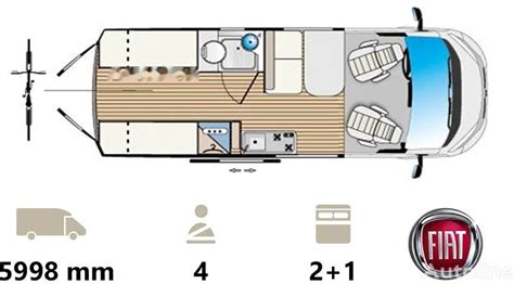 Ny Camper Van Xgo Dynamic X Van Fiat Ducato Seats Model