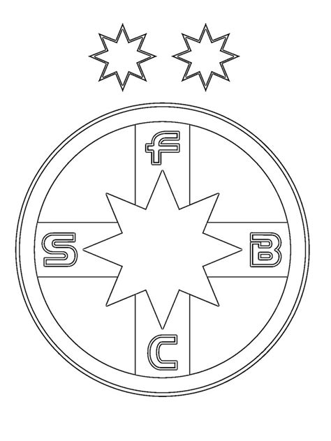 Fcsb Coloring Page Funny Coloring Pages