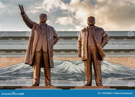 The Grand Monument On Mansu Hill In Pyongyang North Korea Editorial