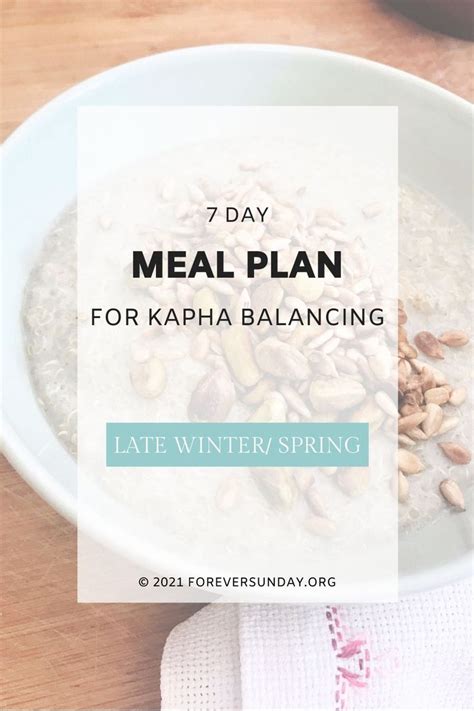 7 Day Ayurvedic Meal Plan For Spring Ayurvedic Recipes Ayurvedic