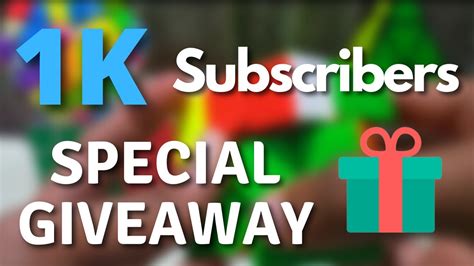 Closed 1k Subscribers Special Giveaway 🎁 Youtube