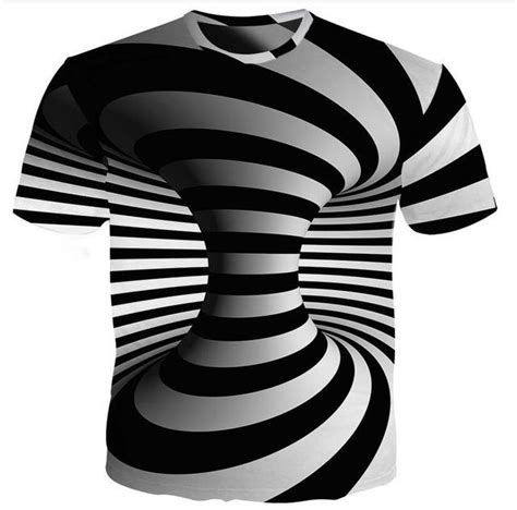 Trippy 3d T Shirt Optical Illusion With Images 3d T Shirts Mens Tshirts Mens Tees