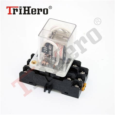 High Quality Transparency Shell Jqx F V Power Relay With Relay