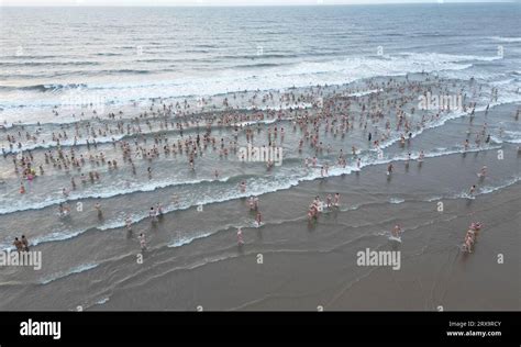 Note Nudity Thousands Brave The North Sea And Take Part In The North