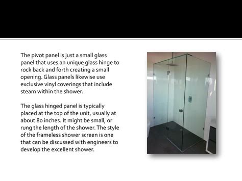 Ppt Frameless Shower Screen Meet Style And Elegance As Well As G