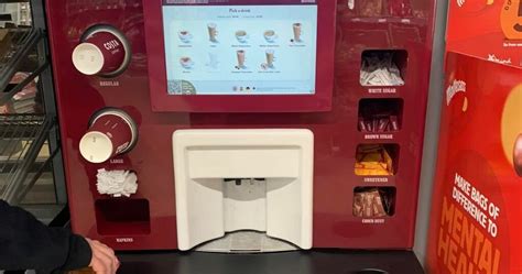 Gross self-service Costa Coffee machine will make you…