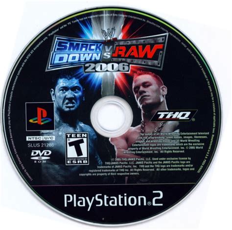 WWE Smackdown vs. Raw 2006 (2005) PlayStation 2 box cover art - MobyGames