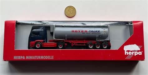 P838 HERPA 1 87 LKW MAN HOYER TALKE SILO Tank Sz OVP Silotank Tanksilo