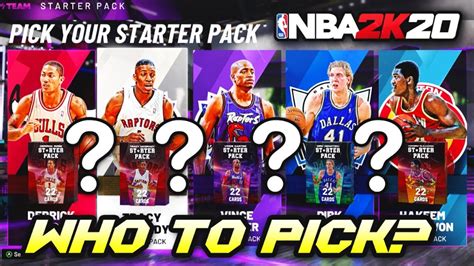 Which Starter Pack Should You Pick In Nba 2k20 Myteam Youtube