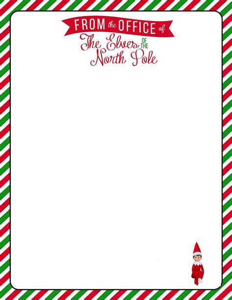 Free Printable Elf On The Shelf Letter