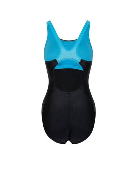 Speedo Women Swimsuit Colourblock Splice Muscleback Black Sp111sp410dtth 1587 Off