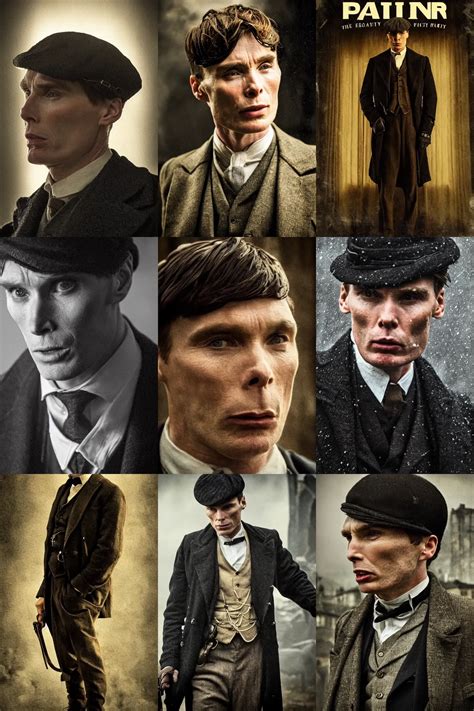 Portrait Cillian Murphy In Peaky Blinders Roaring Very Stable