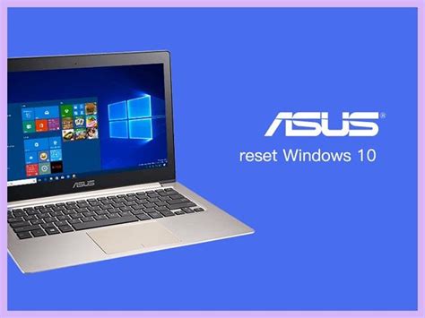 Cara Reset Laptop Asus Windows Dan Terbaru