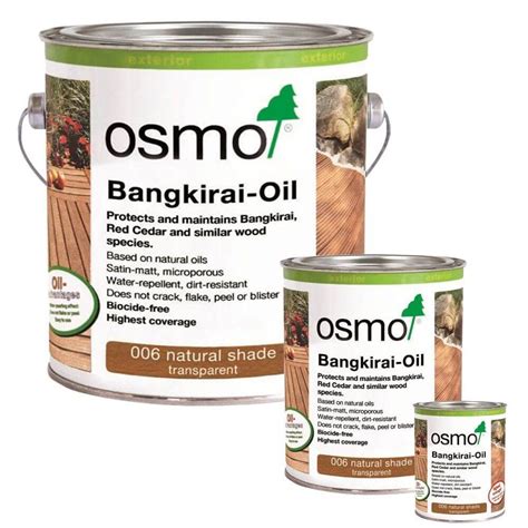 Osmo Natural Decking Oil 075250 L Nvgwood