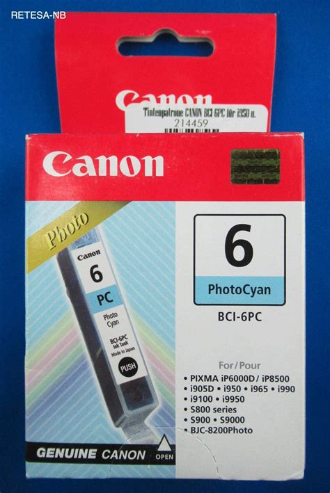 Tintenpatrone Bci Pc Photocyan Canon A