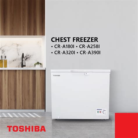 Jual CHEST FREEZER TOSHIBA CR A180I CR A258I CR A320I CR A390I FREEZER