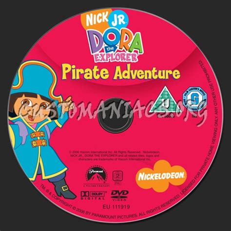 Dora the Explorer Pirate Adventure dvd label - DVD Covers & Labels by Customaniacs, id: 166757 ...