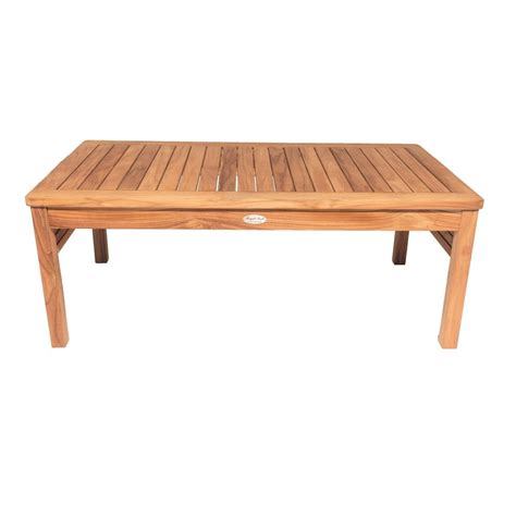 Royal Teak Miami Teak Sofa Outdoor Furniture Set With Coffee Table Rt