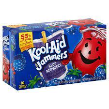 Kool Aid Jammers Blue Raspberry 1X4X10X18 UK Corner Shop