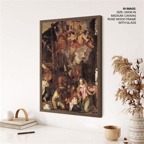 Adoration Of The Shepherds By Paolo Veronese Wall Art Hanging