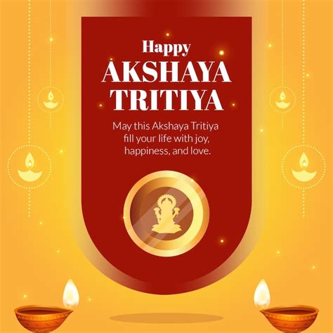 Premium Vector Hindu Festival Happy Akshaya Tritiya Banner Design