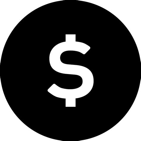 White Dollar Vector Svg Icon Svg Repo