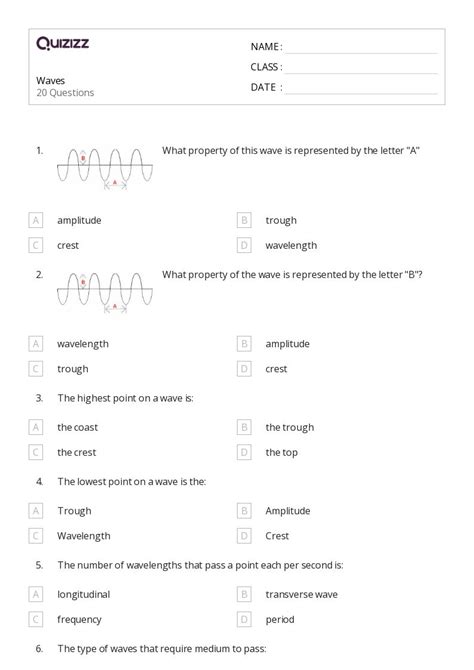 Electromagnetic Spectrum Worksheets Library