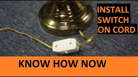 How To Wire An Inline Lamp Switch