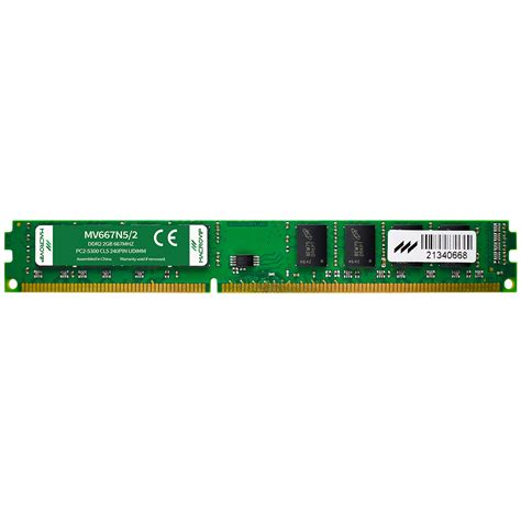 Memória RAM para PC Macrovip DDR2 2GB 667MHz MV667N5 2 Macrovip