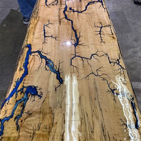 Lichtenberg Epoxy Table Etsy