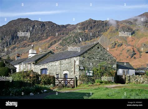 Grange in Borrowdale Valley in the Lake District Stock Photo - Alamy