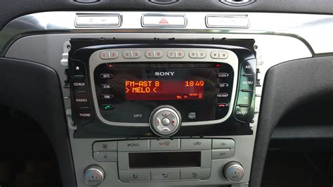 FORD MONDEO MK4 S MAX MK1 GALAXY MK3 FOCUS MK2 RADIO SONY MP3 2008 ROK