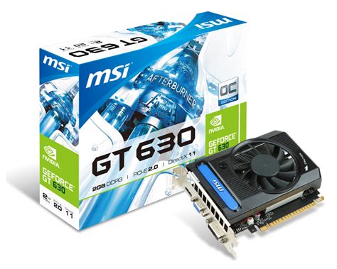 Видеокарта Msi Geforce Gt 630 2gb •