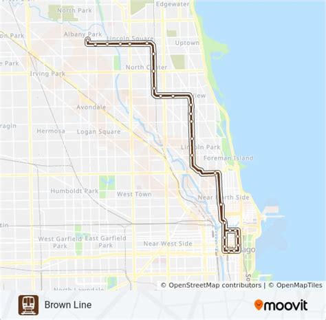 brown line Route: Schedules, Stops & Maps - Kimball (Updated)