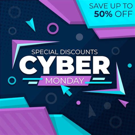 Premium Vector Flat Design Cyber Monday