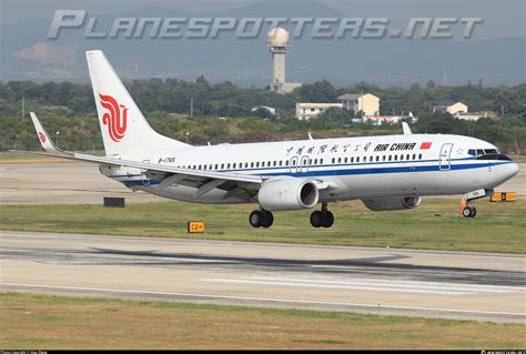 B 1765 Air China Boeing 737 89L WL Photo By Qiao Zheng ID 1311824