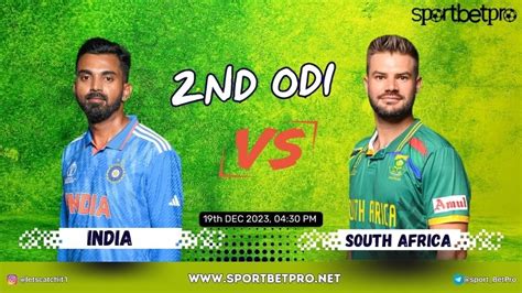 Ind Vs Sa Nd Odi Match Prediction Betting Tips Odds