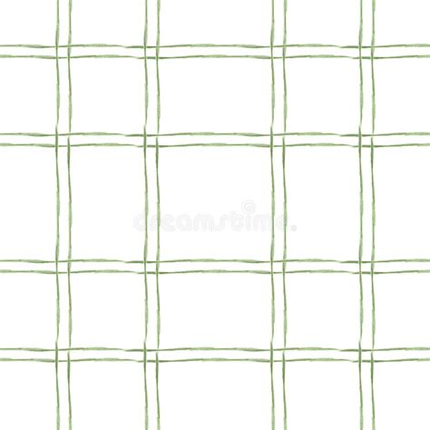 Green Checkered Background Seamless Grid Of Pencil Lines Hand Drawn