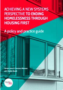 Achieving A New Systems Perspective To Ending Homelessness Through