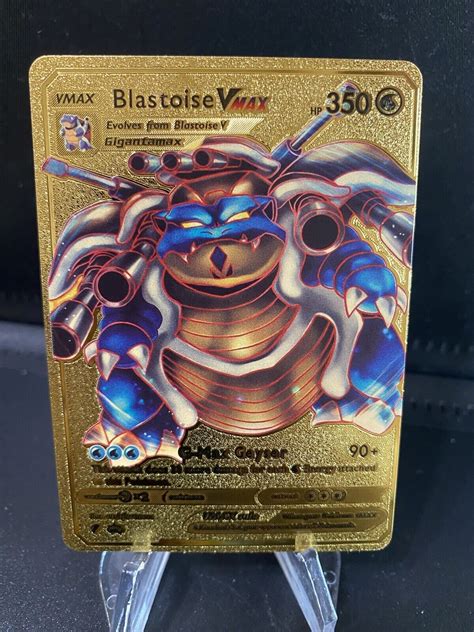 Pokemon Blastoise Vmax Gold Card Values MAVIN