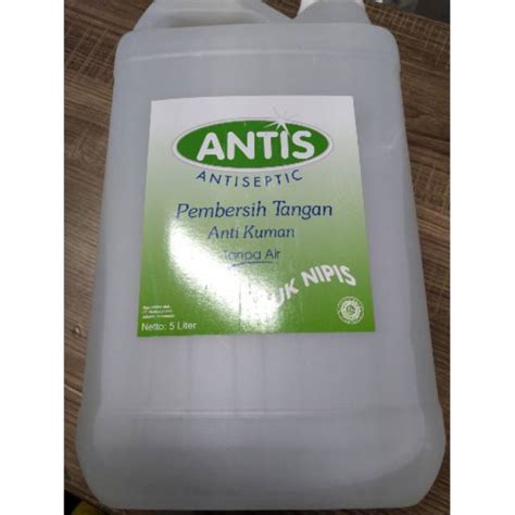 Jual Antis Antiseptic Hand Sanitizer Liter Murah Handsanitizer