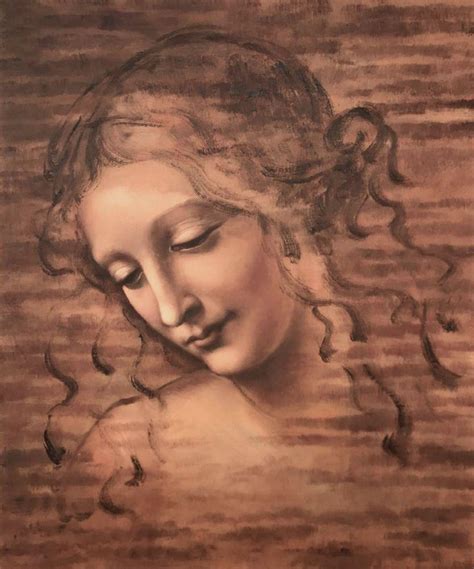 Da Vinci Female Head La Scapigliata Oil Painting