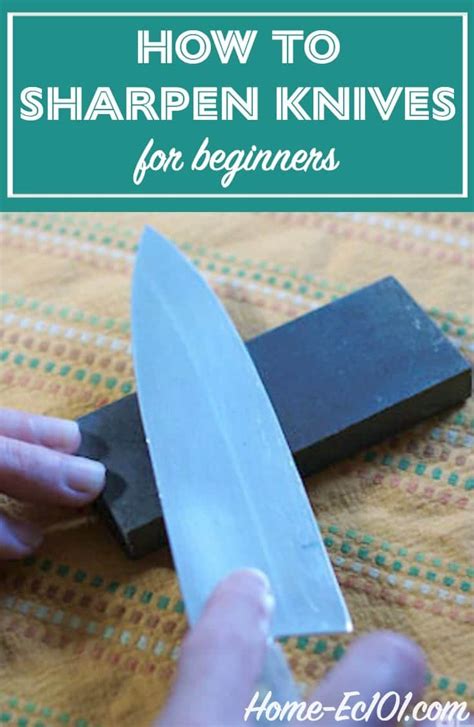 How To Sharpen A Kitchen Knife Home Ec 101