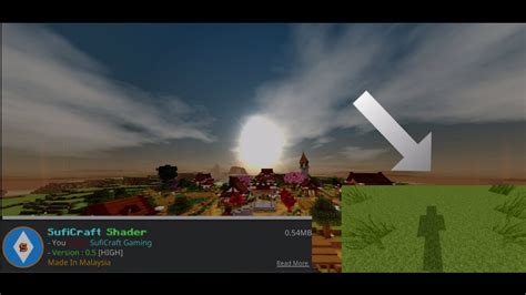 Wow Shader Realistic Ringan Buat Ram Gb Ada Dinamic Shadownya Mcpe