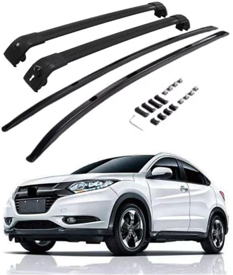 4PCS FIT FOR Honda Vezel HRV HR V 2016 2021 Roof Rail Rack Cross Bars