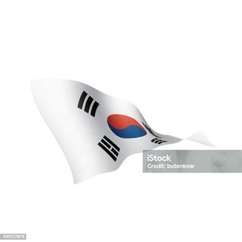 Bendera Korea Selatan Ilustrasi Vektor Ilustrasi Stok - Unduh Gambar
