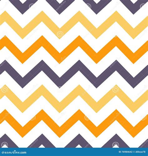 Colorful Seamless Pattern Illustration With Zig Zag Stripes Stock