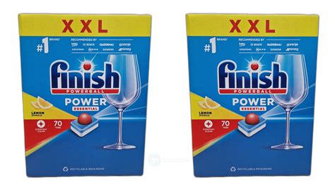 Finish Power Essential Lemon Tabletki Do Zmywarki 140 Sztuk 14449727357