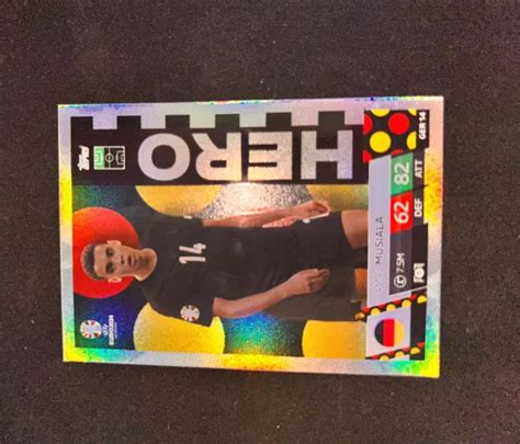 Topps Match Attax Euro Jamal Musiala Eroe Eur Picclick It